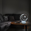 Miniatyrbilde 1 av 5: Mubarak Ramadan Led Diy Lamp Eid Dekorasjoner Moon Star Nattlys Multicolor