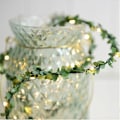 Miniatyrbillede 1 af 5: 2 stk Green Leaf String Lights, Vine String Light 6.56ft Sæt med 20 Led Til Patio Bryllup Have