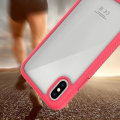 Miniatyrbild 5 av 5: För Iphone X Starry Sky Solid Color Series Shockproof Pc + Tpu Case(kungsblå)