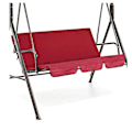 Pikkukuva 2 / 4: Garden Swing tuolin päällinen polyesteriä, vedenpitävä ja UV-kestävä red
