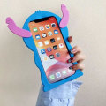 Miniatyrbilde 4 av 5: Kompatibel med Iphone 12-fodral og Iphone 12 Pro-fodral 6,1 tum, støddämpande Anti-repa Bumper Case Cover, rolig anime tegnet design for barn T