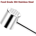 Miniatyrbild 3 av 5: Professional Meat Tenderizer, Meat Mallet Hammer Stainless Steel Meat Tenderizer