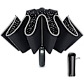 Miniatyrbild 1 av 4: 12 Ribs Inverted Umbrella Windproof Travel Umbrella Reverse Folding Umbrella With Reflection