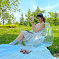Miniatyrbild 5 av 5: Transparent Uppblåsbar Soffa Stol Soffa, Campingmöbler, Soffa Bean Bag Lazy Soffa Stol Med Fotpump För Hem/kontor/ute/resor/camping/picknick/