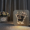 Pikkukuva 1 / 4: Led Carving USB Kitten Mönster T1882w