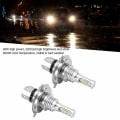 Miniatyrbillede 4 af 4: 2 stk H1 H3 H4 H7 H8/h11 9005 9006 6000k Super White Csp Led Forlygte pæresæt White H1