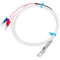 Miniatyrbild 3 av 8: PT100 Termistor Temperatursensor Probe - 5m Rundhåls Patch Typ för Noggrann Mätning