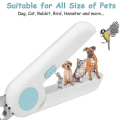 Miniatyrbild 5 av 5: Katt Hund Nagelklippare Och Trimmer Led Ljus Dold Pet Nagelfil Razor Sharp Blade