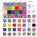 Miniatyrbillede 2 af 5: 24 Grid Soft Clay Bløde keramiske perler Diy Sæt Box Håndlavet Diy Beaded Sæt