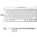 Miniatyrbild 2 av 5: Bluetooth Keyboard Compatible With New Ipad 10.2(9th Gen 2021/8th white