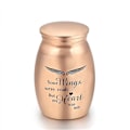 Miniatyrbilde 1 av 4: Aluminiumslegering minnesdyrkisteurne - liten suvenirurne S rosegullurne C S Rose Gold Urn C