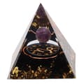 5 cm Orgonit Pyramid för Positiv Energi Healing Kristall Pyramid Meditation Orgonit Pyramider Chakra Zodiak Energi Generator Stenbock