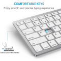 Miniatyrbild 4 av 5: Bluetooth Keyboard Compatible With New Ipad 10.2(9th Gen 2021/8th white