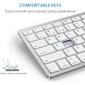Pikkukuva 4 / 5: Bluetooth-näppäimistö, yhteensopiva uuden iPad 10.2:n kanssa (9. sukupolvi 2021/8. white