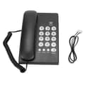 Multifunksjonell bordtelefon med store knapper, ledning, for hjemmekontor, hotell
