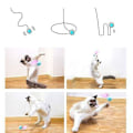 Miniatyrbild 5 av 5: Hhcx-electric Cat Toy Teaser Feather Toys With Catnip Cat Interactive Toy Stick Feather Wand(pink)