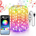 Miniatyrbild 1 av 4: USB Christmas Tree Fairy Lights Led String Lights Med Smart Bluetooth App Fjärrkontroll, 2m 20 Lampa 2m 20 lamp