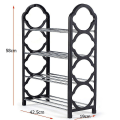 Miniatyrbillede 3 af 4: Skoskabe Simple flerlags skostativ aluminium metal skoskabe Let at installere opbevaringsstativ Møbler til hjemmet Green 1
