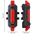Pikkukuva 2 / 5: Hhcx-3kpl Super Bright ladattava Usb-pyörän takavalo