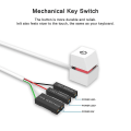 Miniatyrbild 4 av 5: 2m Bärbara LED-lampor Dator Desktop Switch PC Extern Power On/Off-knapp Förlängningskabel, Rgb