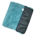 Miniatyrbilde 1 av 3: Sängmatta for husdjurshundar Vintervarm plyschdyna for liten stor hund Katt Tvättbar halkfri mjuk matta Djurtillbehör for dropshipping Blue Xl