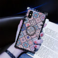 Miniatyrbild 1 av 5: National Style Square Case För Apple Iphone X/xs