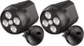 Utomhusbelysning med rörelsesensor Vattentät, LED-strålkastare med trådlös sensor, Utomhussäkerhetsbelysning (2-pack) 2 st