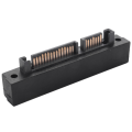 Pikkukuva 4 / 5: Oikeakulmainen Sff-8482 22-nastainen 7-nastainen + 15-nastainen Sata Drive Raid -sovitin black