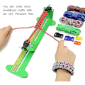 Miniatyrbild 3 av 3: 2-i-1 Paracord Jig Kit justerbar längd Armband Maker Kit