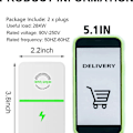 Miniatyrbild 2 av 4: 2023 Ny energisparare, energisparare, hushållsenergisparare Smart Us-kontakt UK