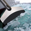 Miniatyrbilde 3 av 3: Snøskuffe i rustfritt stål Bil Snøryddingsskuffe Nødsnøskuffe