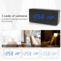 Miniatyrbild 2 av 5: Elektronisk LED digital väckarklocka Tid/temperatur/datum Display Skrivbordsklocka