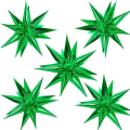 Pikkukuva 1 / 4: 50 kpl 12 pisteen foliokartioilmapallot Starburst Cone Mylar -ilmapallot
