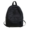 Miniatyrbild 1 av 4: Mode ryggsäck högkvalitativt PU-läder ryggsäck för kvinnor för tonårsflickor Skolaxelväska Bagpack Mochila Ryggsäck Svart Black