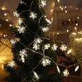 Miniatyrbild 2 av 4: Julbelysning, snöflingaljus, Fairy Lights, batteridriven 10M varmvit med blinkande 10M Warm White With Flashing
