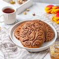 Miniatyrbillede 3 af 5: Træ Bageform Bærbar Cookie Form Rose Cookie Træ Gingerbread Shortbread Pumpkin
