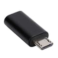 Pikkukuva 6 / 8: Type-C - Micro USB -sovitin puhelimen datansiirtoon ja lataukseen (musta)