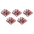 Miniatyrbillede 4 af 10: 5-delt elektretmikrofonforstærkermodul med justerbar forstærkning LM386 20-200x DC4V-12V