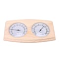 Miniatyrbild 2 av 3: Trä Bastu Termohygrometer Termometer Hygrometer Bastutillbehör