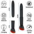 Pikkukuva 3 / 5: Langaton Tehokas Body Massager Meikkisivellin Style 10 Voimakasta Värähtely Nopeuksia Kasvojen Acupoint Massager Meikki Vibraattori