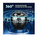 Miniatyrbild 3 av 4: Klockradio, Digital sängväckarklocka, Digital klocka, Bärbara Bluetooth högtalare, Fm-klockradio svart