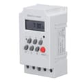 Elektronisk Timer Switch DIN-skena LCD Mikrodator Elektron Intelligent Controller KG316TII (DC 12V)
