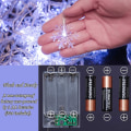 Miniatyrbilde 3 av 5: 80 Led Christmas Snowflake String Lights hängande dekorasjoner