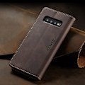 Miniatyrbillede 2 af 5: Galaxy S10 Plus etui, retro Pu læder Tpu indre pung etui [kortpladser] [magnetisk lukning] Flip Stand Cover Cover til Samsung Galaxy S10 Plus