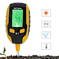 Miniatyrbillede 1 af 5: 4 i 1 Soil Ph Tester Soil Moisture Hygrometer Plant Soil Ph Tester
