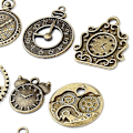 Pikkukuva 4 / 5: 20 kpl / set Kellon riipuskoru, monivärinen sekoitettu watch Gear Hammaspyöräkorut Steampunk kellokoru