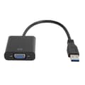 USB 3.0 til VGA Adapterkabel 1920x1080 Audio Video Konverter 5.0Gbps til Windows 7/8/10