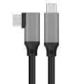 Pikkukuva 4 / 5: 2kpl Oculus Quest 2 -linkkikaapeli, usb C-C-kaapeli linkkipalveluun ja lataamiseen, nopea tiedonsiirto, nopea laturijohto 90 asteen kulmassa Type C, com black 01 6.56 feet