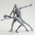 Miniatyrbilde 2 av 3: Kunstner Kunst Maleri Anime Karakter Skisse Tegning Mann Kvinne Bevegelig Kropp Chen Ledd E E