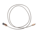 Pikkukuva 1 / 3: Metallinen tuhoutumaton pureskelunkestävä USB -mikro USB pikalatausdatakaapeli Kultainen Golden